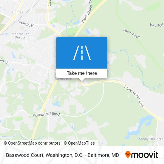 Basswood Court map