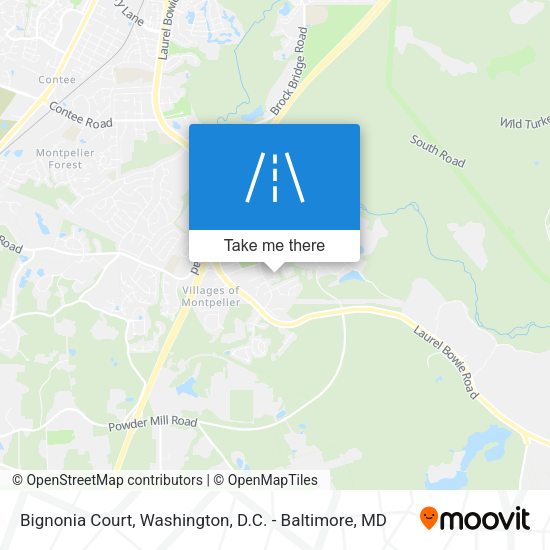 Mapa de Bignonia Court