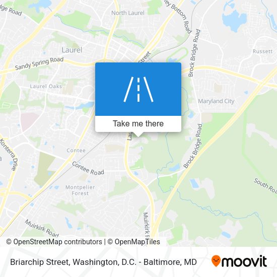 Briarchip Street map