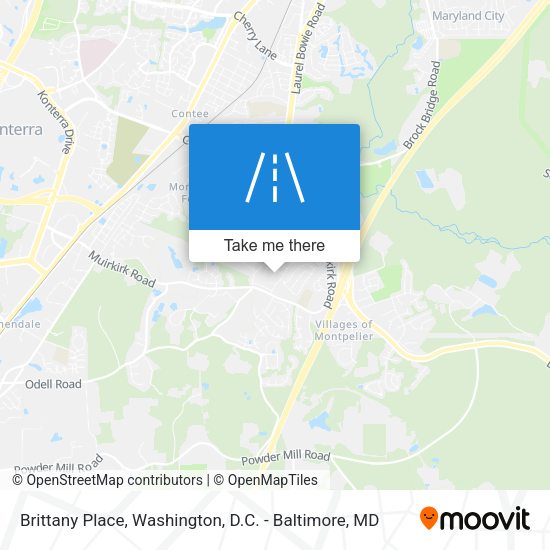Brittany Place map