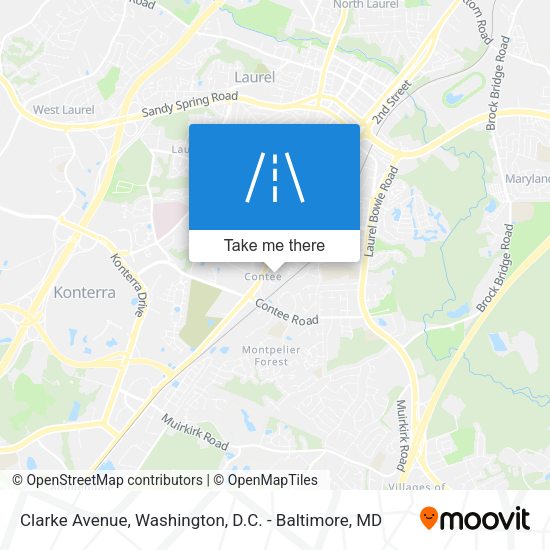 Mapa de Clarke Avenue