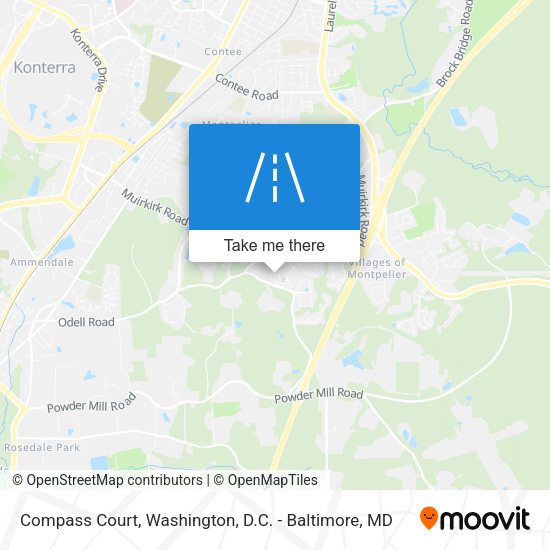 Mapa de Compass Court