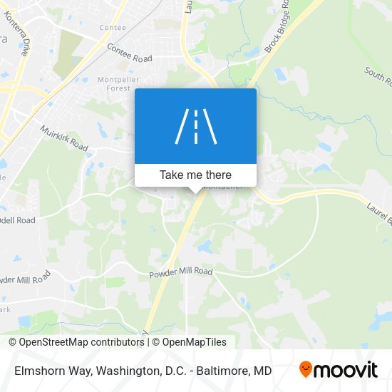 Elmshorn Way map