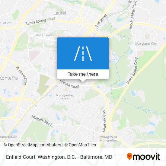 Enfield Court map