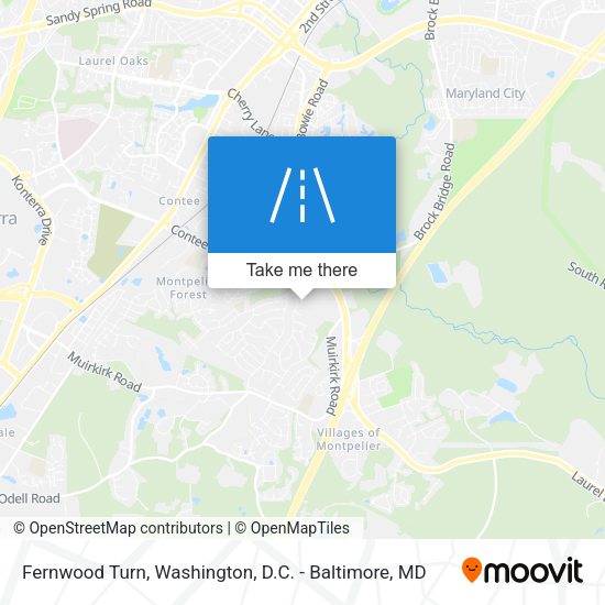 Fernwood Turn map