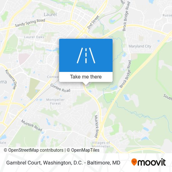 Gambrel Court map