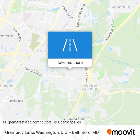 Gramercy Lane map