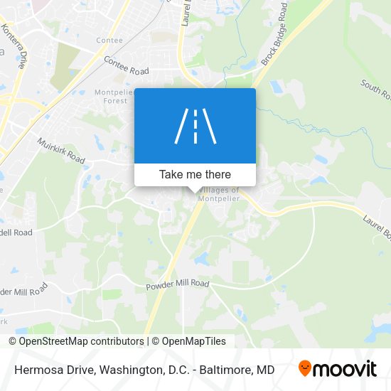 Mapa de Hermosa Drive