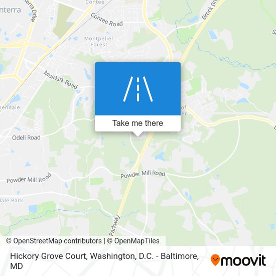Mapa de Hickory Grove Court