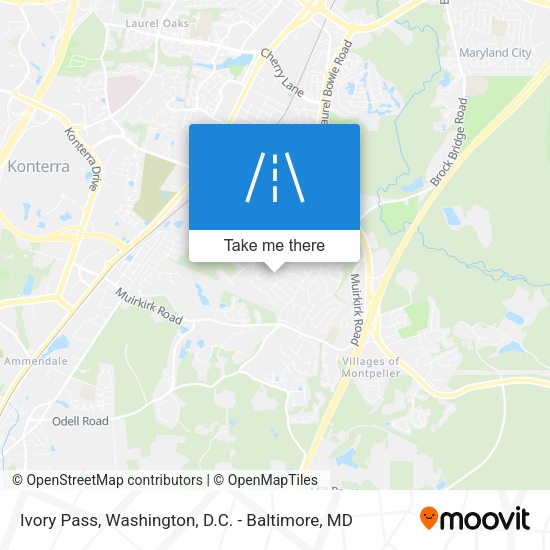 Ivory Pass map