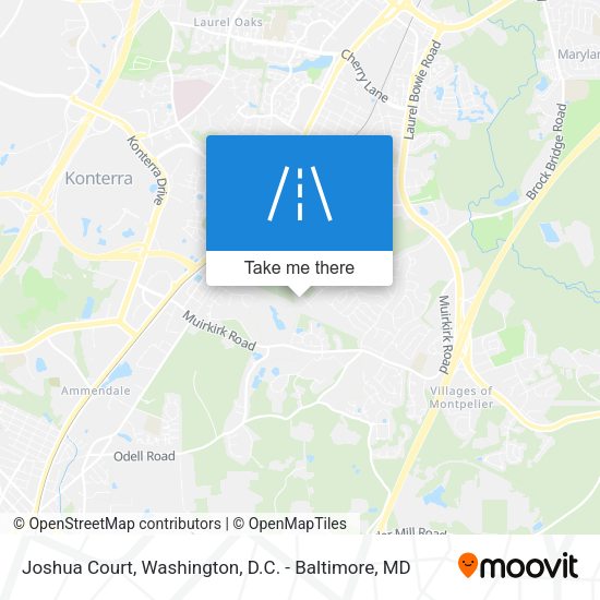 Joshua Court map