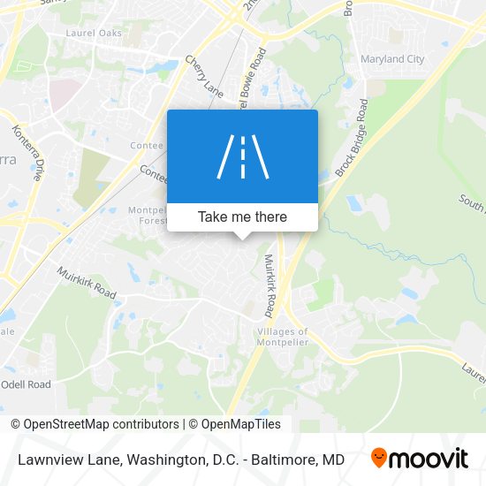 Mapa de Lawnview Lane