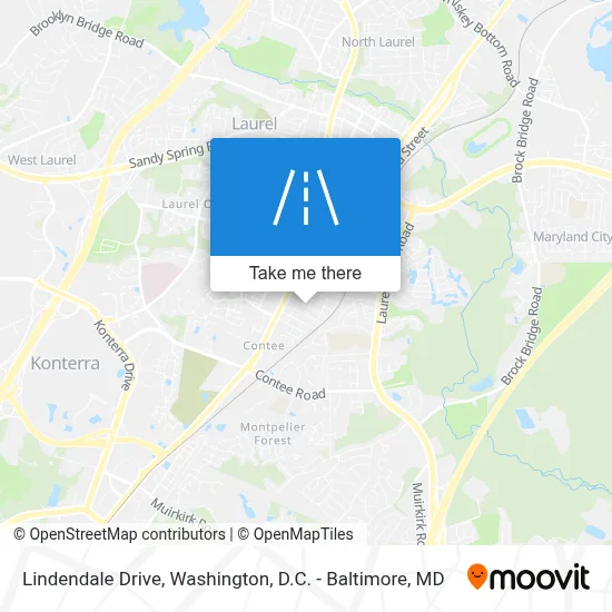Lindendale Drive map