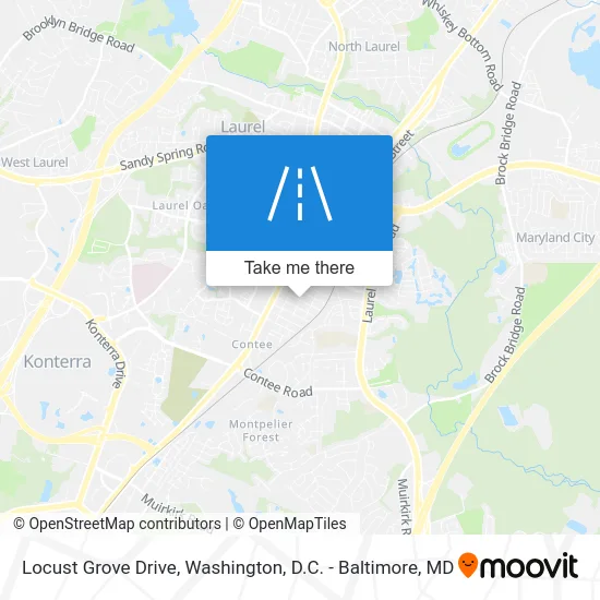 Locust Grove Drive map