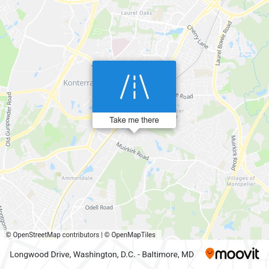 Longwood Drive map