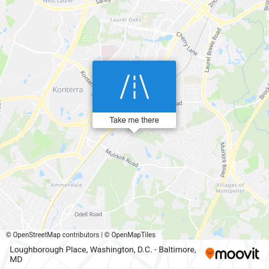 Loughborough Place map