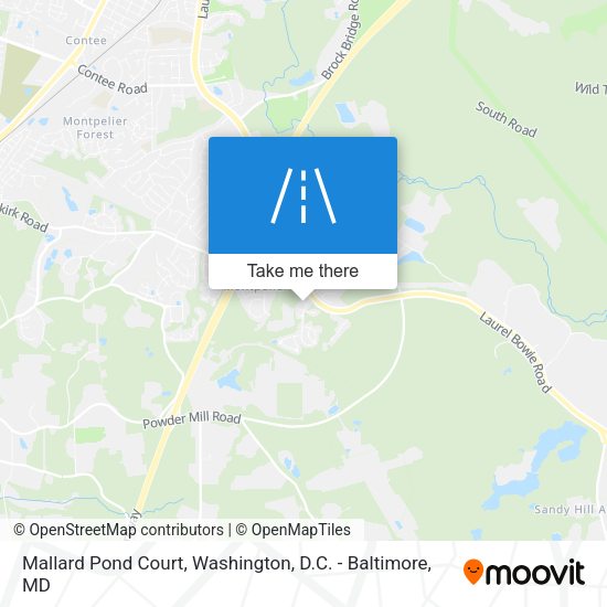 Mallard Pond Court map