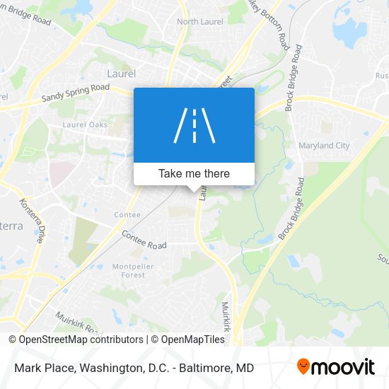 Mark Place map