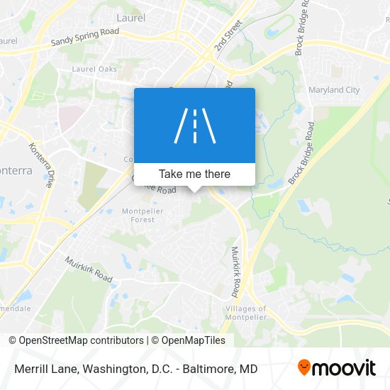 Mapa de Merrill Lane