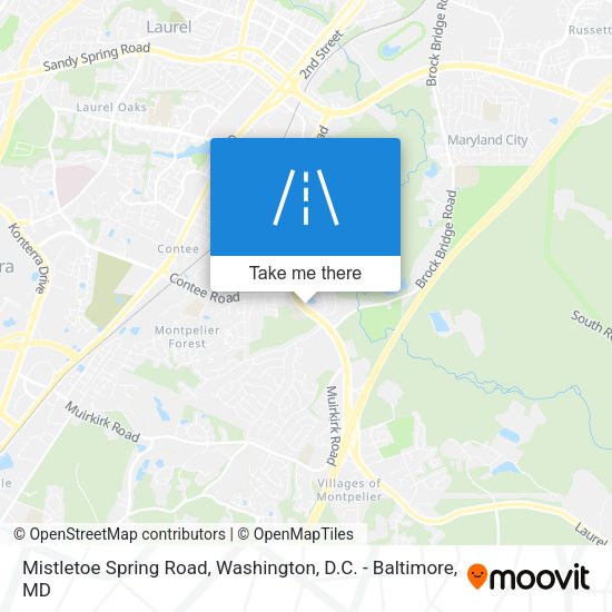 Mapa de Mistletoe Spring Road