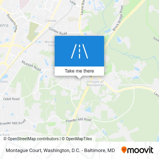 Montague Court map