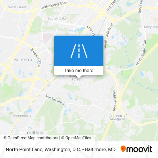 North Point Lane map
