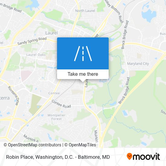 Robin Place map