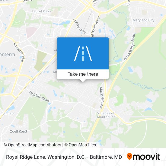 Mapa de Royal Ridge Lane