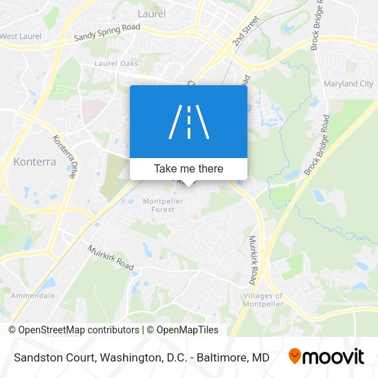 Sandston Court map