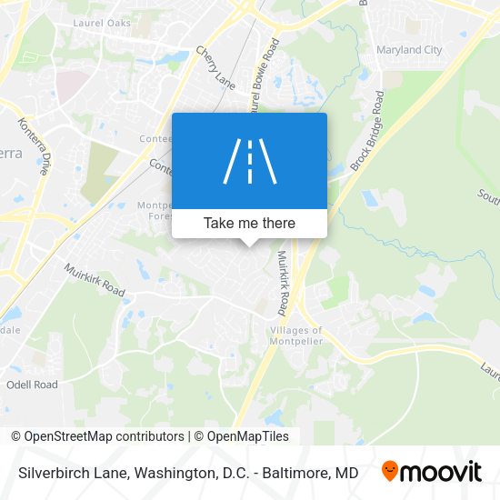 Mapa de Silverbirch Lane