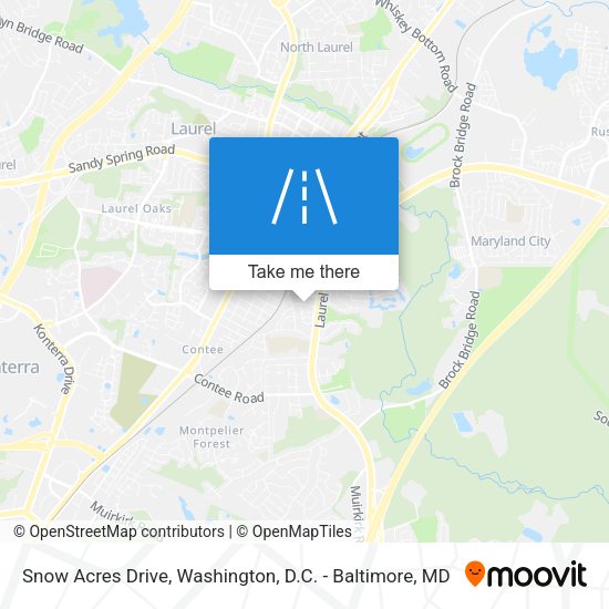 Mapa de Snow Acres Drive