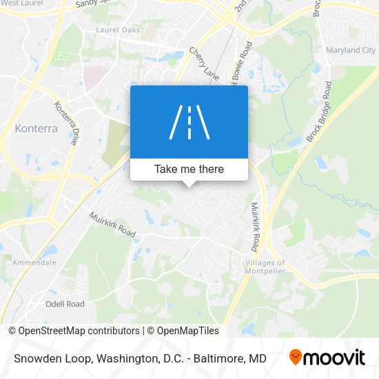Snowden Loop map