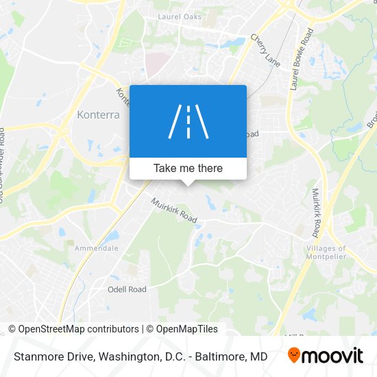 Stanmore Drive map