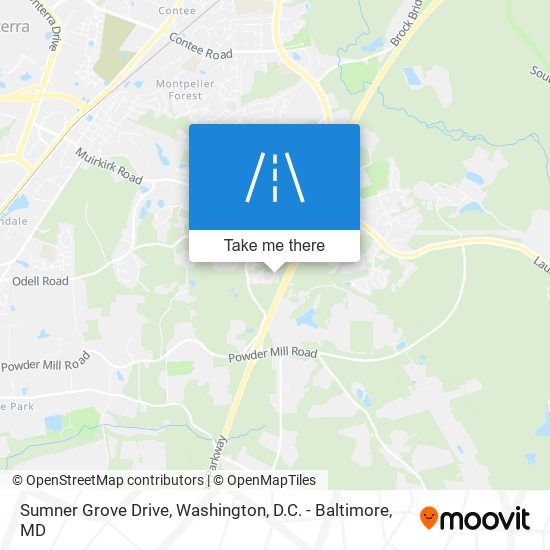 Sumner Grove Drive map