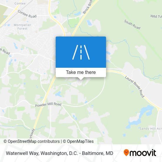 Mapa de Waterwell Way