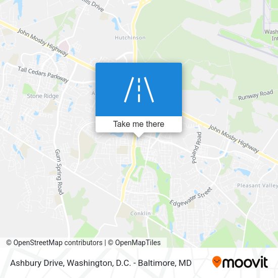 Ashbury Drive map