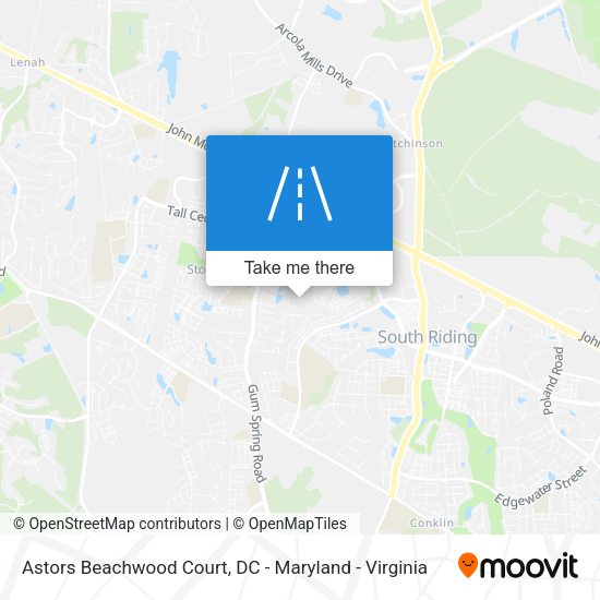 Mapa de Astors Beachwood Court