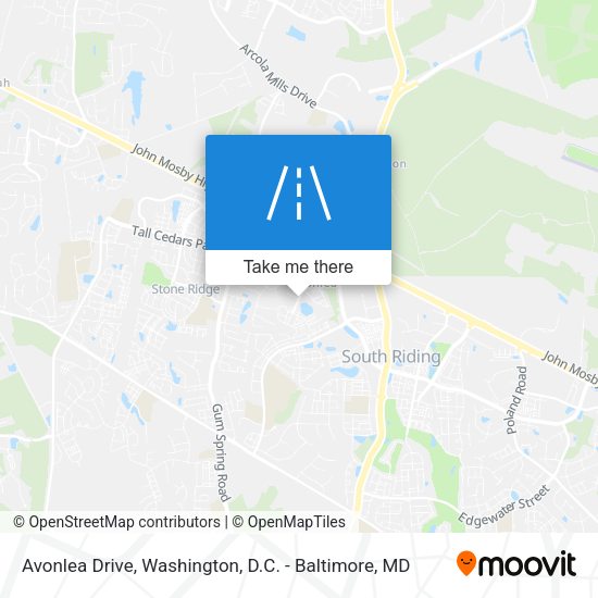 Mapa de Avonlea Drive
