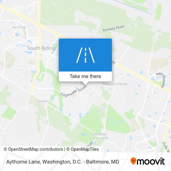 Aythorne Lane map