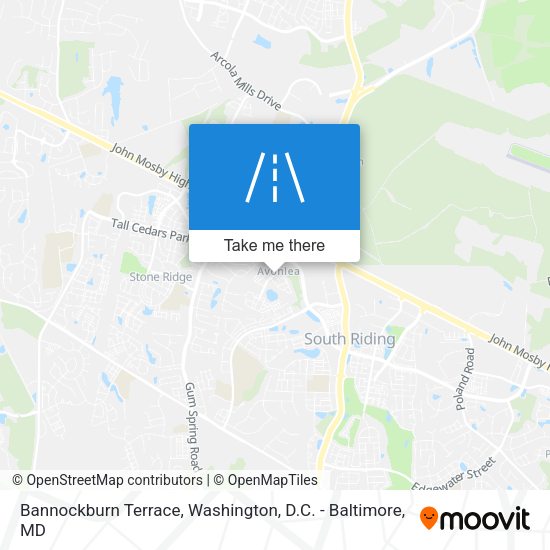 Mapa de Bannockburn Terrace