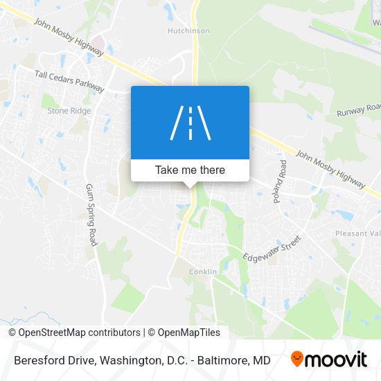 Beresford Drive map