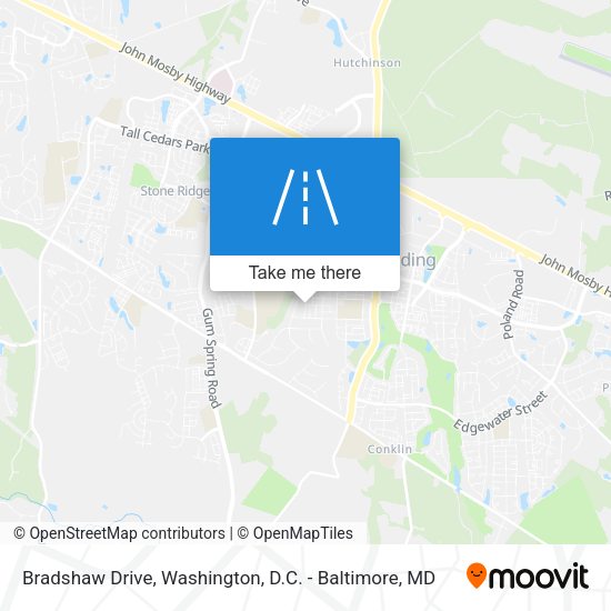 Mapa de Bradshaw Drive