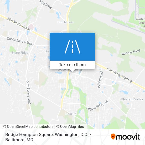 Mapa de Bridge Hampton Square