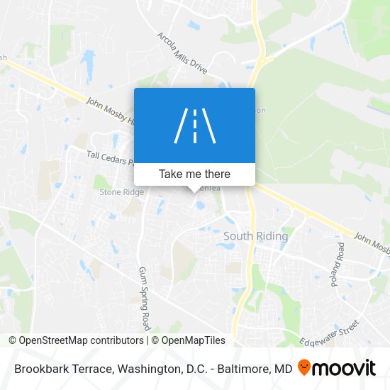 Mapa de Brookbark Terrace