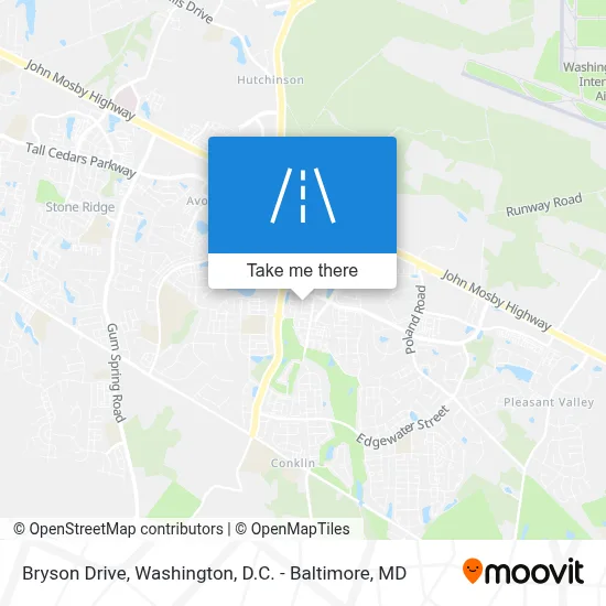 Bryson Drive map