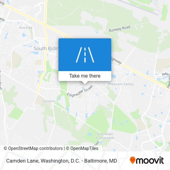 Mapa de Camden Lane