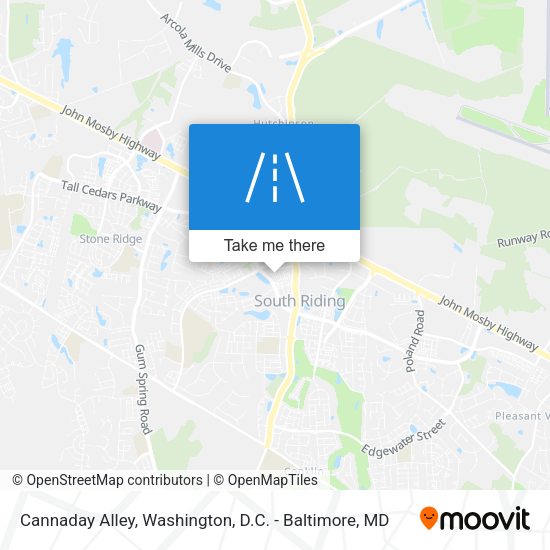 Cannaday Alley map