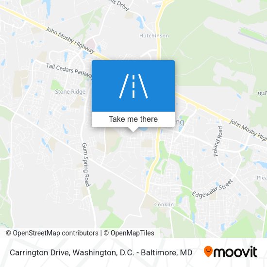 Carrington Drive map