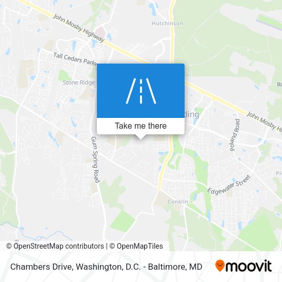 Mapa de Chambers Drive