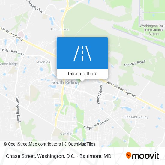 Chase Street map